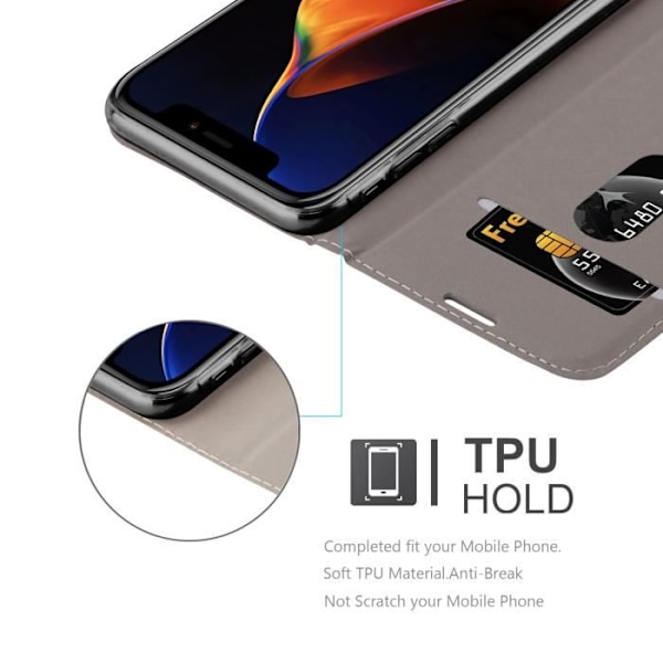 Fodral till Apple iPhone 13 PRO Skal i LJUSGRÅBRUNT Fodral Skal Skyddande magnetisk stängning LJUSGRÅ BRUN