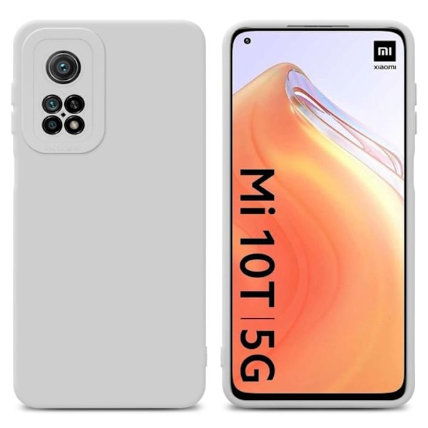 Coque för Xiaomi Mi 10T / Mi 10T PRO i FLUID VIT Fodral Etui Case Cover i flexibelt TPU-silikonskydd Vit