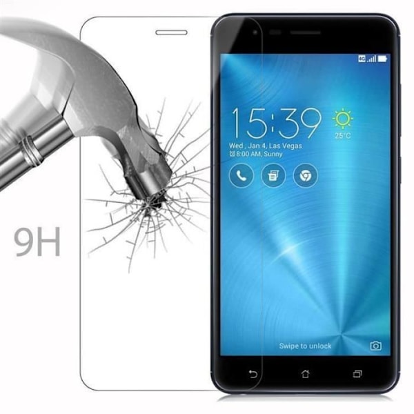 Cadorabo – Skärmskydd i härdat glas för > Asus ZenFone ZOOM S < Skärmskydd i härdat glas Transparent