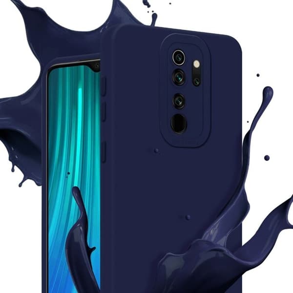 Skyddsfodral för Xiaomi RedMi NOTE 8 PRO i MÖRKBLA FLYTANDE Antichock Blå