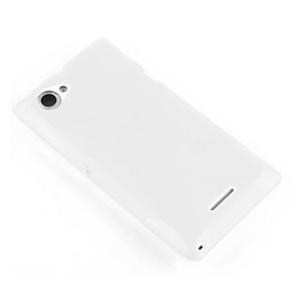 Fodral - CADORABO - Sony Xperia L - TPU silikonskydd - Tunn och lätt design - Magnesiumvit färg MAGNESIUMVITT