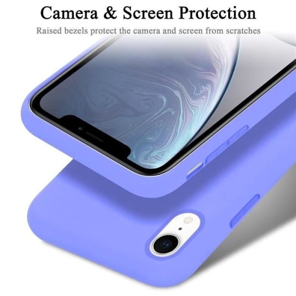 Cadorabo fodral till Apple iPhone XR - i lila - Flexibel TPU silikon Lila
