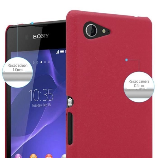 Coque - CADORABO - Sony Xperia E3 - Skydd 360° - Halkfri - Lätt Röd