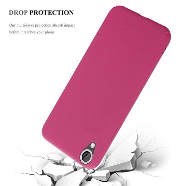 Coque - CADORABO - HTC Desire 820 - Hård skydd - Matt design - Färg Rosa Rosa