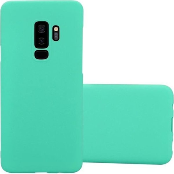 Coque - CADORABO - Samsung Galaxy S9 PLUS - Hårt skydd - Matt design - Grön färg Grön