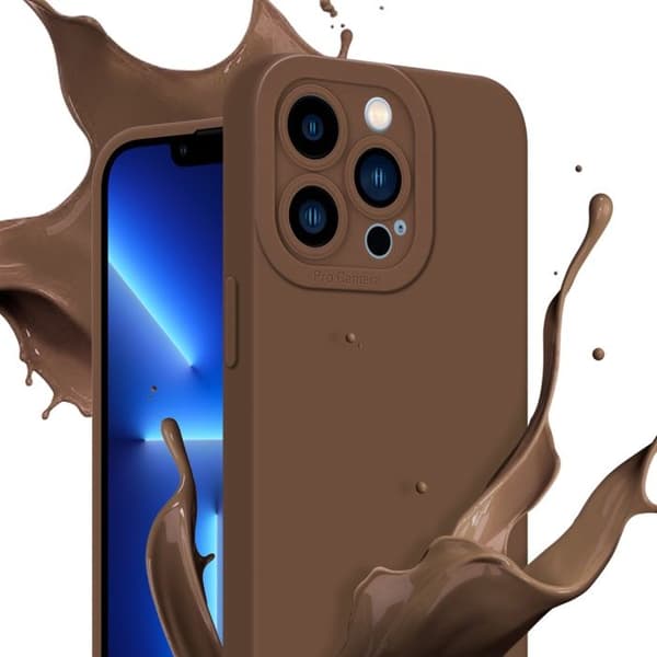 Skyddsfodral för iPhone 12 PRO i FLUID BRUN Stötsäker brun