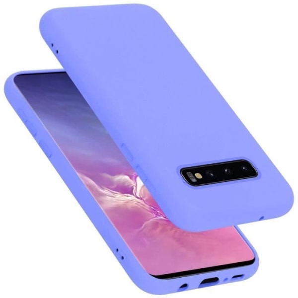 Fodral för Samsung Galaxy S10 5G i LIQUID LIGHT LILA Cadorabo Cover Silikon TPU