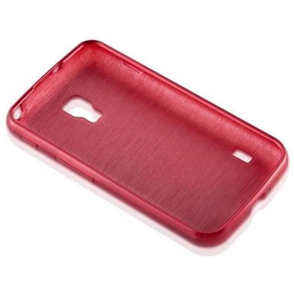 LG OPTIMUS L7 II (2.Gen 2.SIM) Fodral i CHERRY RED från Cadorabo (BORSTAD METALL DESIGN) Mjukt TPU silikongelskydd