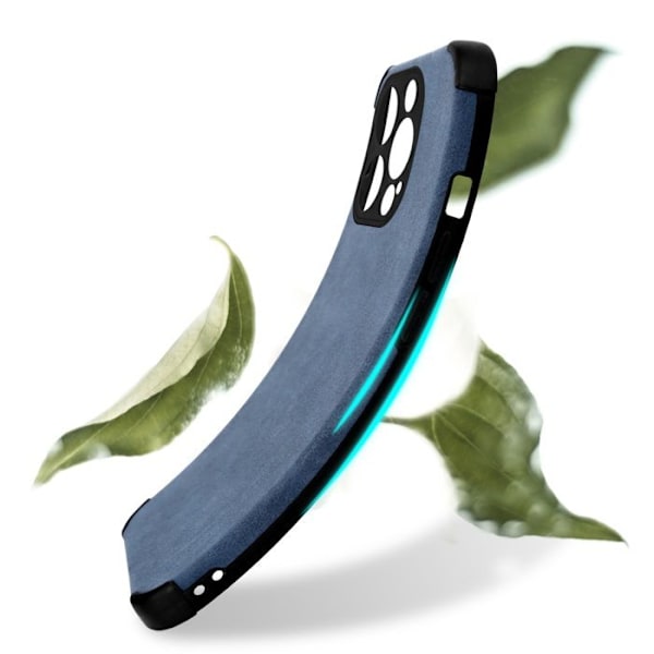 Coque för Apple iPhone 11 PRO Etui i Safir Blå Fodral Cover Case i Silikon TPU elegant konstläder Blå