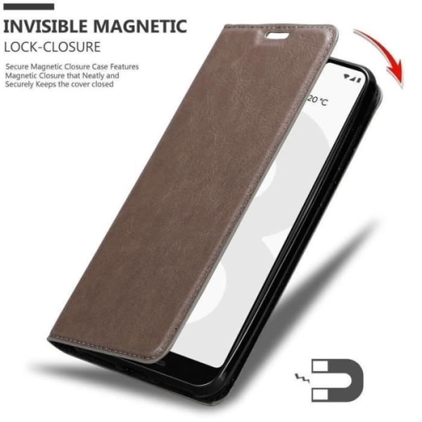 Cadorabo Fodral för Google Pixel 3 XL i KAFFEBRUNT