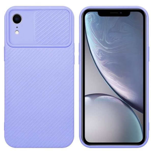 Hus för iPhone XR - CADORABO - Skal i silikon TPU - Skydd för kamera - Lavendel - Mjuk Lila