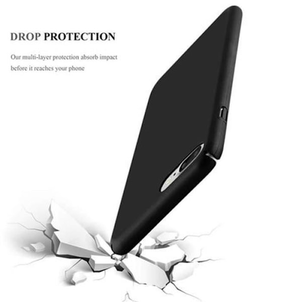 Cadorabo Fodral Apple iPhone 8 PLUS / 7 PLUS / 7S PLUS SVART MATTT METALL METALL Hård plastfodral Fodral Ultra Slim Bumper