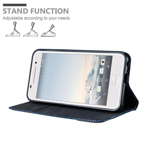 Skyddsfodral för HTC ONE A9 i BLÅ BRUN Fodral Cover Skydd Blå