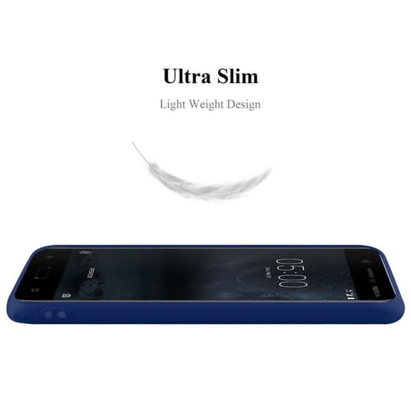 Skyddsfodral för Nokia 5 2017 CANDY MÖRKBLEU Stötskydd Silikon Blå