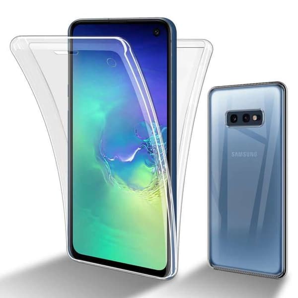 Transparent skydd för Samsung Galaxy S10e Vit