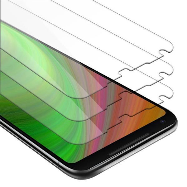 Skärmskydd i härdat glas för Google Pixel 2 XL - Cadorabo - Pack om 3 - Repfria Transparent