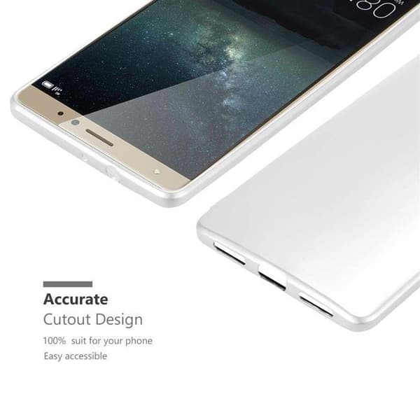 Skyddsskal för Huawei MATE S Skyddsskal i MATTSILVER Metallic Design Grå