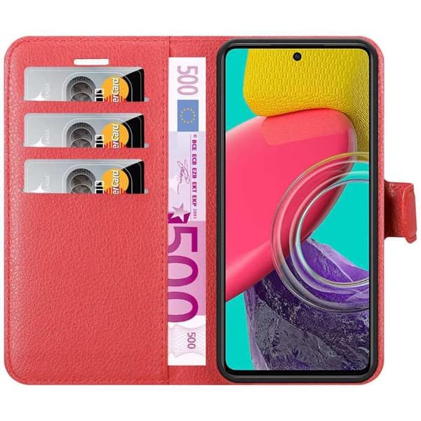 Etui för Samsung Galaxy M53 5G i KIRSCHRÖD Röd