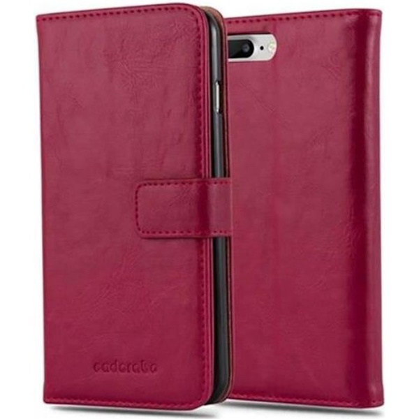Apple iPhone 8 PLUS Fodral - iPhone 7 PLUS - iPhone 7S PLUS i KÖRSBÄRSRÖTT från Cadorabo (LUXURY Design) Full Protection Case Röd körsbär