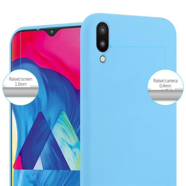 Skyddsfodral för Samsung Galaxy A10 / M10 CANDY BLÅ Stötabsorberande Silikon Blå