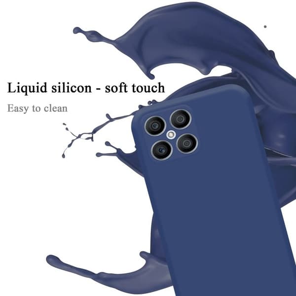 Skyddande stötsäker skal för Honor X8 i LIQUID BLUE Blå
