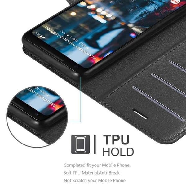 Etui för Google PIXEL 2 XL i JET BLACK Svart