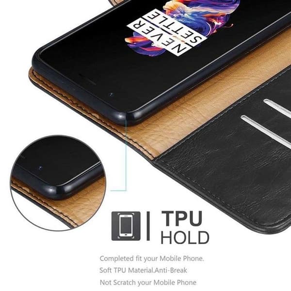 Skyddsfodral för OnePlus 5 i JET BLACK Svart