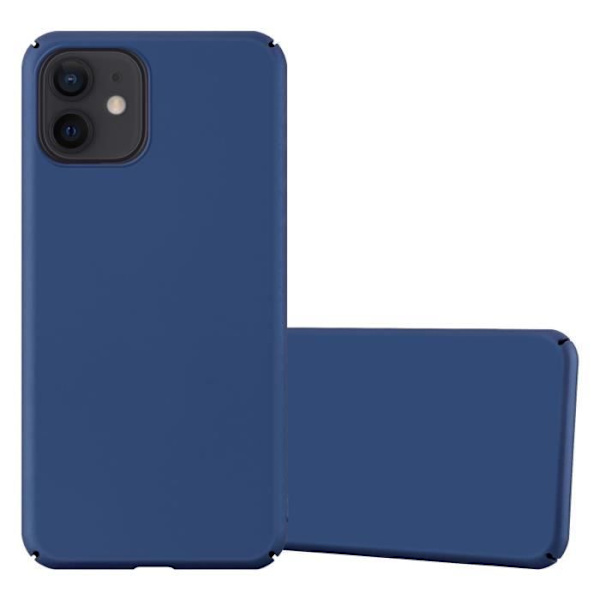 Fodral till Apple iPhone 12 PRO MAX i METALLIC BLUE Hårt fodral skal Cadorabo skydd metalliskt skyddsfodral