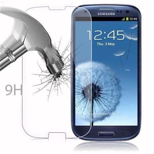 Cadorabo Skärmskydd för Samsung Galaxy S3 / S3 NEO 0,3 mm Rundade hörn HÖG TRANSPARENS Härdat glas Transparent