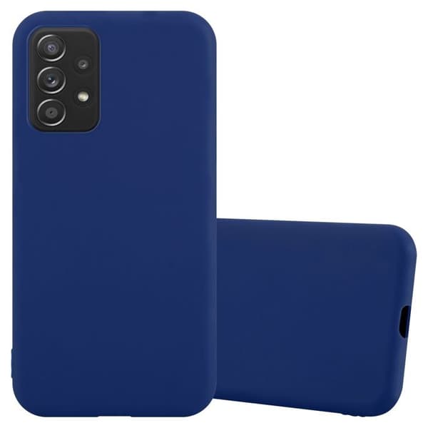 Skyddsfodral för Samsung Galaxy A52 (4G / 5G) / A52s CANDY MÖRKBLAU Skydd mot stötar Silikon Blå