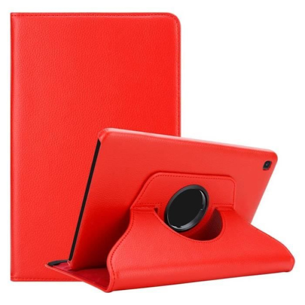 Cadorabo Fodral till Samsung Galaxy Tab S5e (10,5" Zoll) SM-T725N i rött - UTAN automatisk väckning