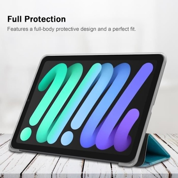 Coque tablette - CADORABO - iPad MINI 6 - Marmor Grön - Silikon TPU - 360° Skydd Grön