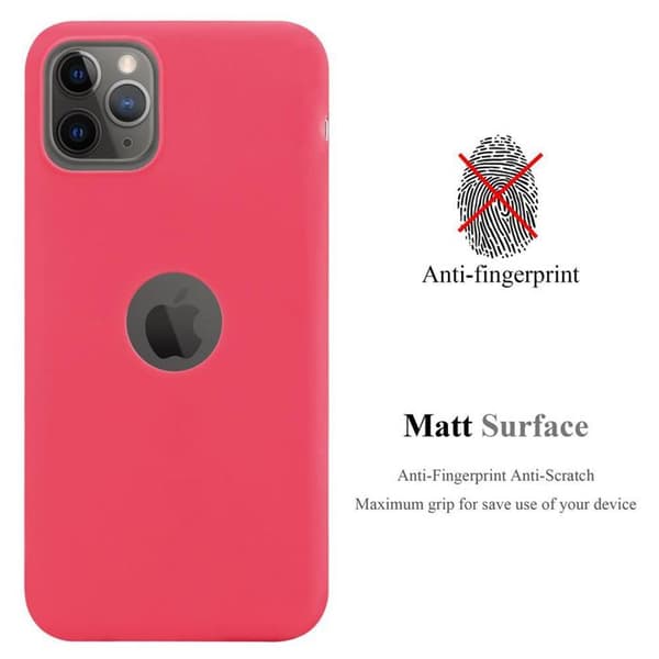 Skal för iPhone 11 PRO MAX CANDY RÖD Stötsäker Silikon Röd