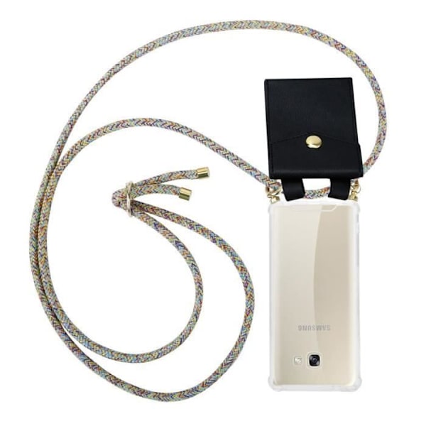 Coque Collier - CADORABO - Samsung Galaxy A5 2017 - Silikon - REGNBÅGE - Mångsidigt set REGNBÅGE