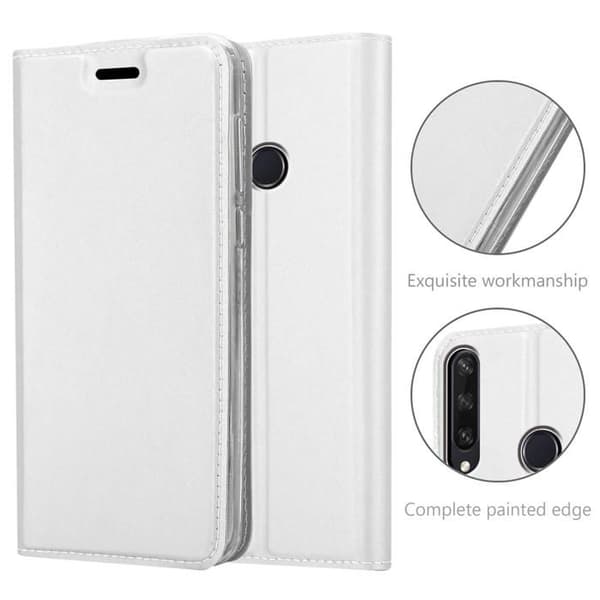 Flip-fodral för Huawei Y6P Etui i KLASSISK SILVER Plånbok Stötsäker Grå