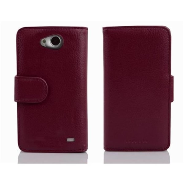 Etui Housse - CADORABO - LG OPTIMUS L70 - Konstläder - Plånbok - Orkidé Violettar Orkidévioler