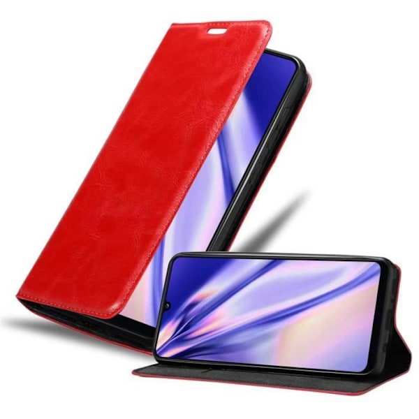 Fodral till Samsung Galaxy A31 i APPLE RED Cadorabo Cover Protection magnetisk stängning ÄPPELRÖD