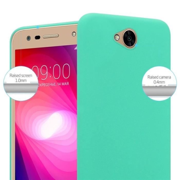 Coque - CADORABO - LG X Power 2 - Hårt skydd - Matt design - Grön färg Grön
