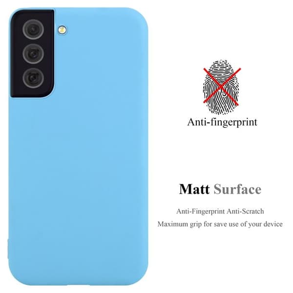 Skyddsfodral för Samsung Galaxy S22 PLUS CANDY BLÅ Stötabsorberande Silikon Blå