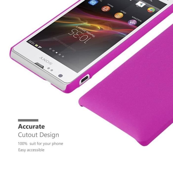 Coque - CADORABO - Sony Xperia SP - Hårt skydd - Matt design - Färg Rosa Rosa