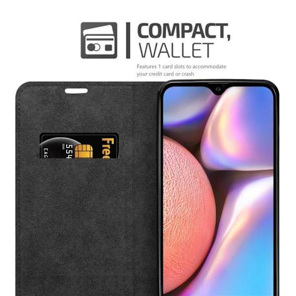 Cadorabo-fodral för Samsung Galaxy A10s / M01s i NIGHT BLACK Skyddsfodral med magnetstängning