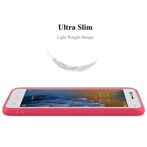Skyddsfodral för Nokia 3 2017 CANDY RÖD Stötsäker Silikon Röd