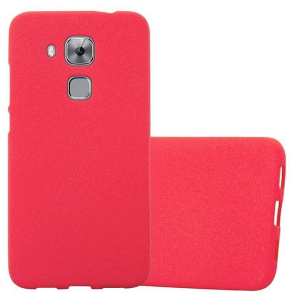 Cadorabo Fodral fungerar med Huawei NOVA PLUS i FROST RED - Stötsäker och reptålig TPU silikonskydd - Ultra Slim