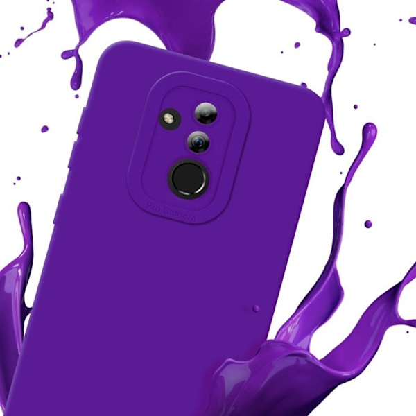 Fodral till Huawei MATE 20 LITE i FLUID DARK LILA Fodral Fodral i flexibelt TPU silikonskydd Lila