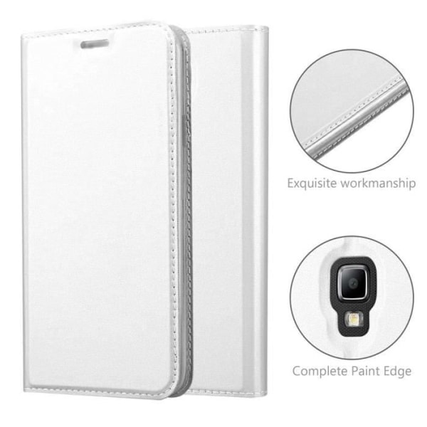 Fodral - CADORABO - Samsung Galaxy S4 Active - Grå - Halvstyv - Magnetisk stängning Grå