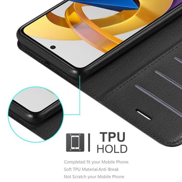 Etui för Xiaomi POCO M4 PRO 5G i JET BLACK Svart