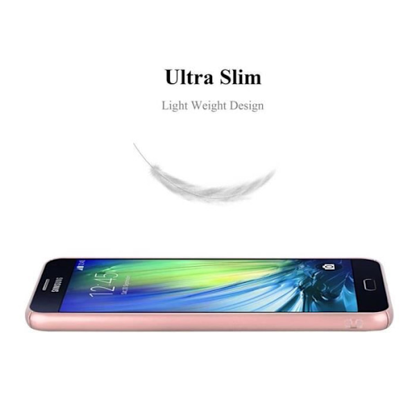 Cadorabo Fodral till Samsung Galaxy A7 2015 i METALLIC ROSE GULD