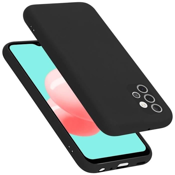 Coque - CADORABO - Samsung Galaxy A32 4G - Silikon TPU - Stötskydd - Tunn och lätt design Svart