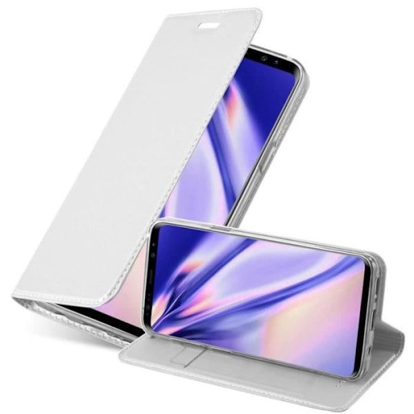 Cadorabo Fodral till Samsung Galaxy S9 i KLASSIGT SILVER