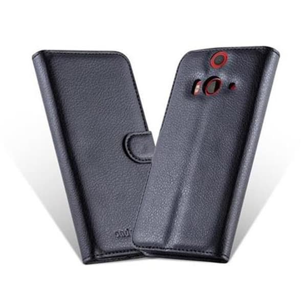 Etui för HTC BUTTERFLY 2 i JET BLACK Svart
